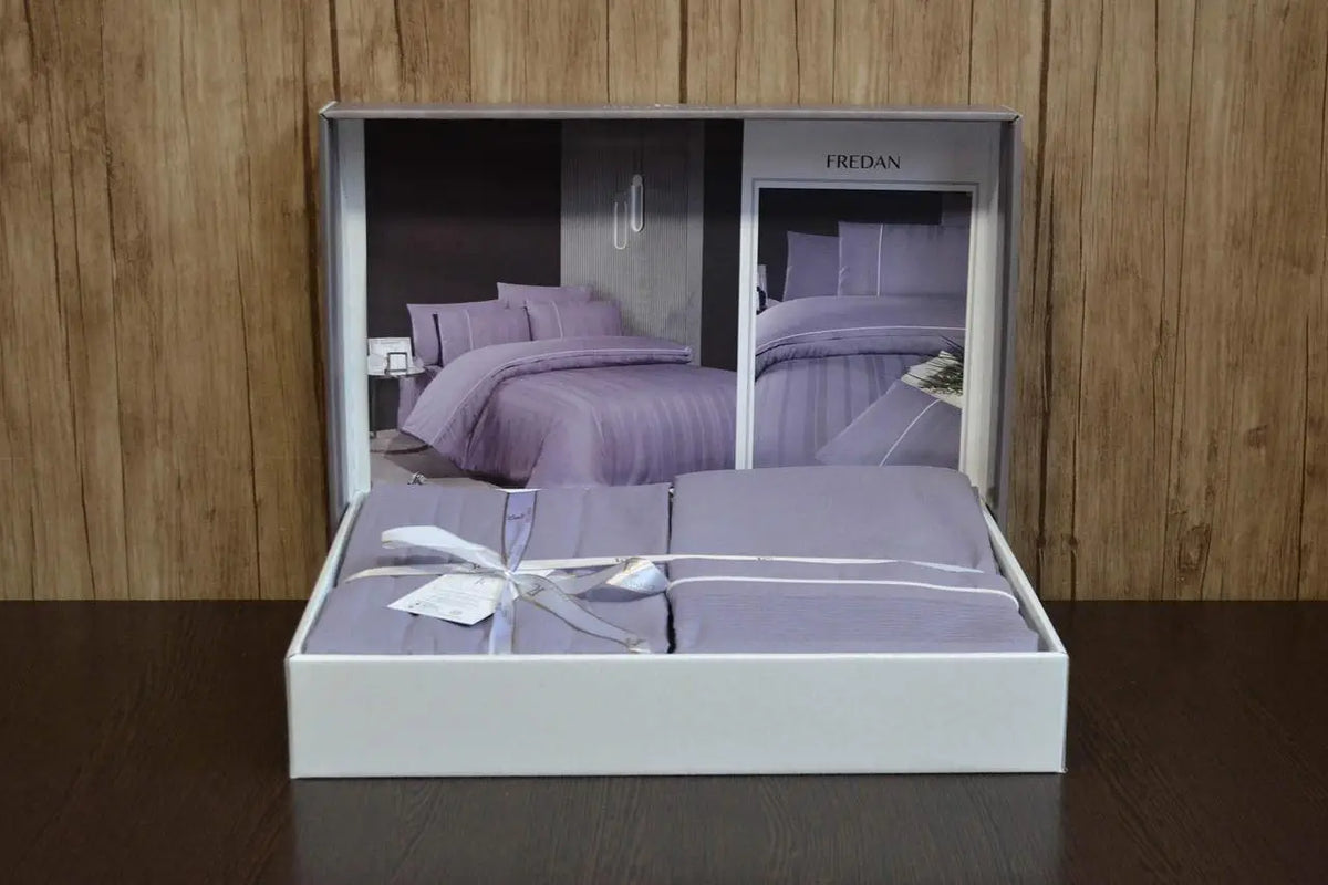 Постільна білизна First Choice Ranforce Deluxe 200 х 220 см Fredan Lavender