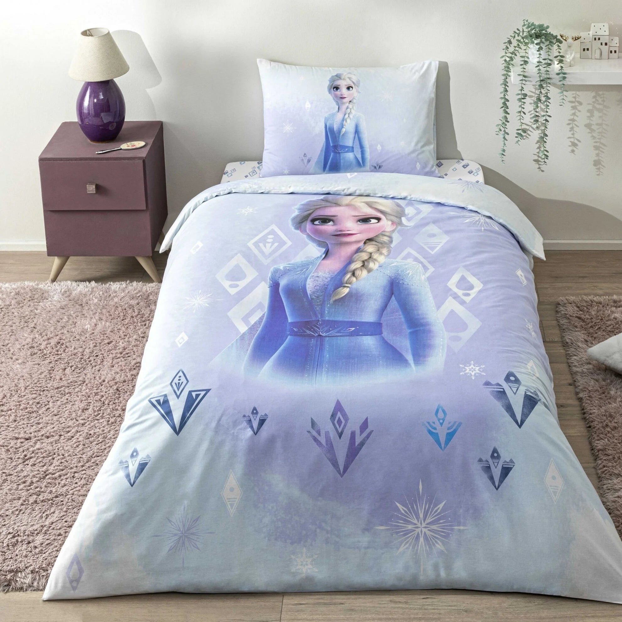 Постільна білизна TAC Disney 160×220 см Frozen Diamond