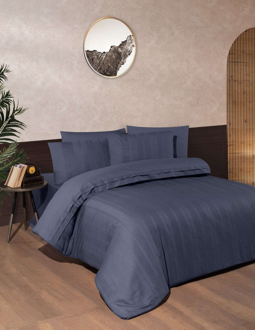 Постільна білизна First Choice Ranforce Deluxe DARK 200 х 220 см Glosland Aura