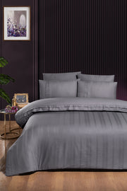 Постільна білизна First Choice Ranforce Deluxe DARK 200 х 220 см Glosland Quicksilver