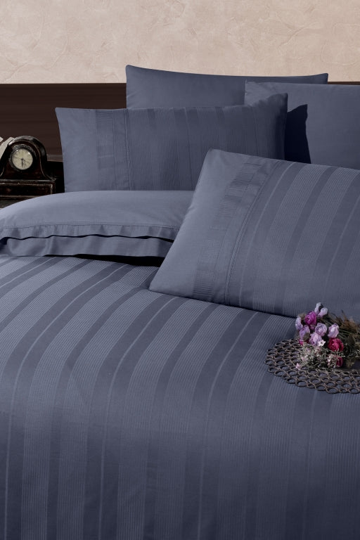 Постільна білизна First Choice Ranforce Deluxe DARK 200 х 220 см Glosland Aura