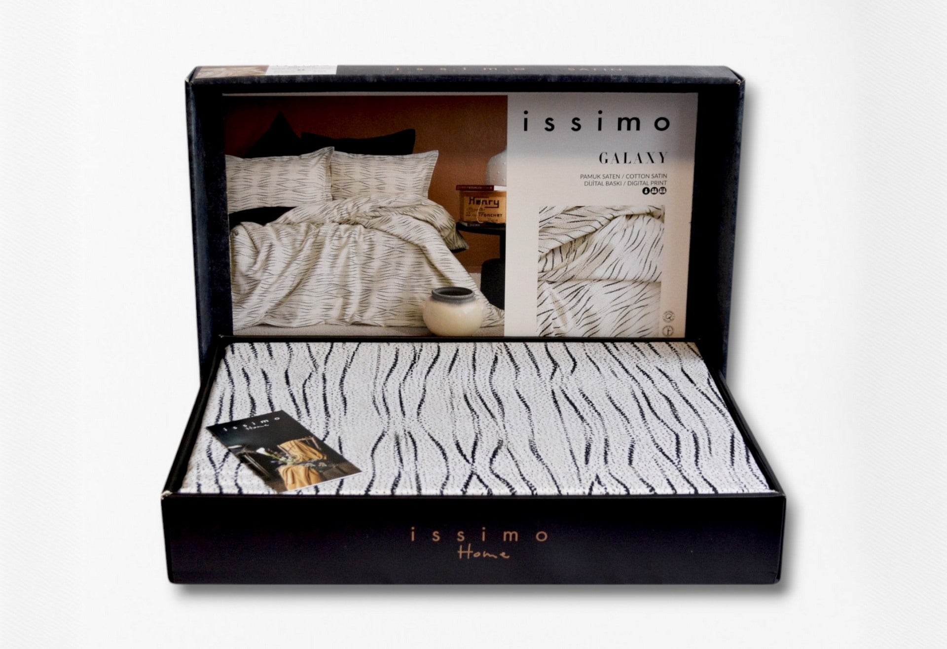 Комплект постільної білизни Issimo Digital Satin 200х220 см Galaxy