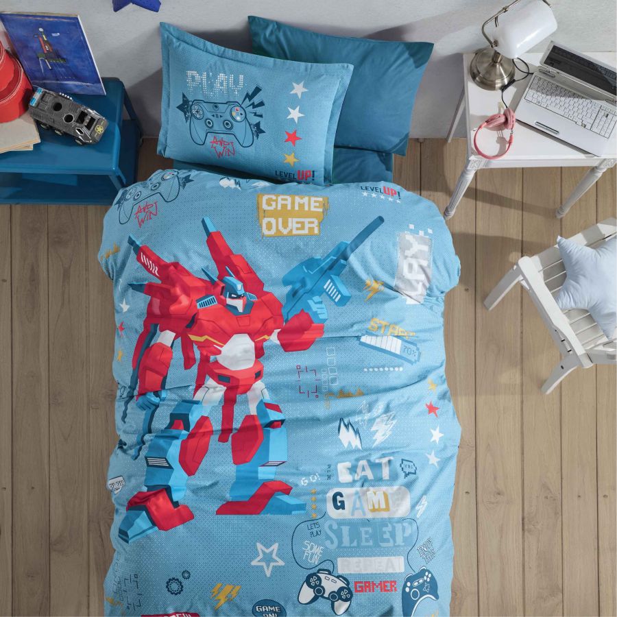 Постільна білизна Clasy Ranforce 160х220 Game Over
