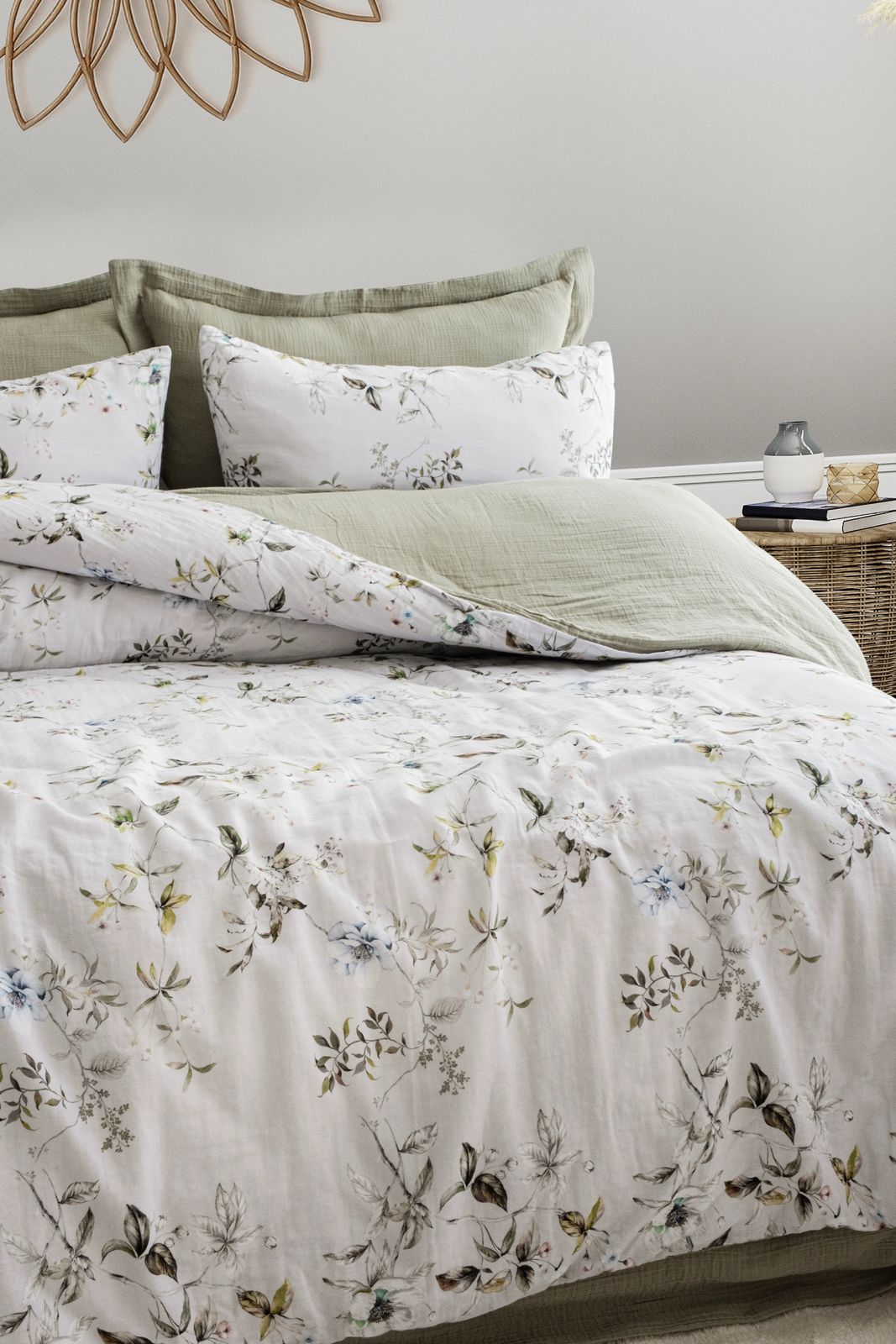 Комплект постільної білизни Saheser Digital Muslin 200х220 см Grazia