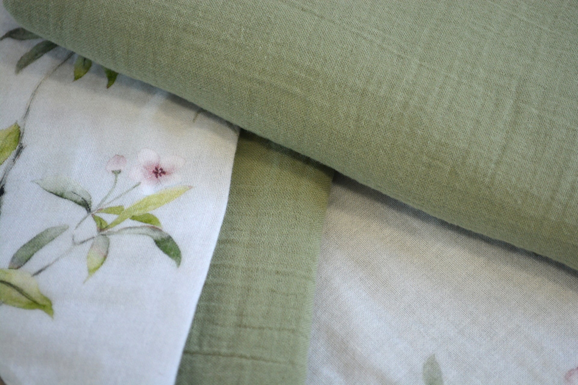Комплект постільної білизни Saheser Digital Muslin 200х220 см Grazia