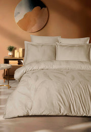 Комплект постільної білизни Saheser Delux Jacquard 300 TC 200х220 см Hazel Bej