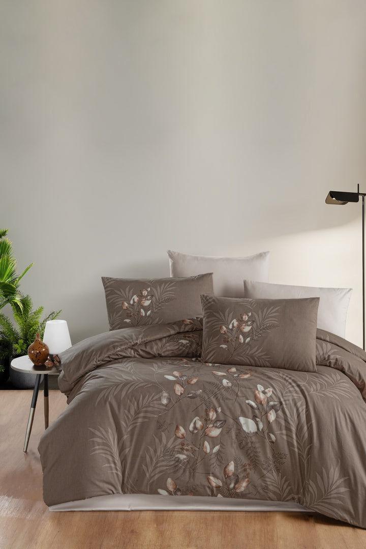 Постільна білизна First Choice Ranforce 160 х 220 см сімейна Hardy Brown