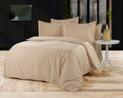 Постільна білизна Cotton Area Satin 200х220 Helin Bej