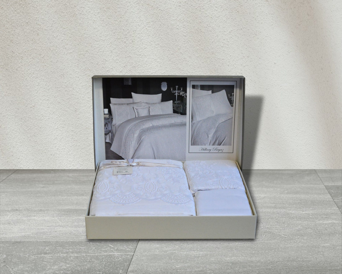 Постільна білизна First Choice V.I.P Satin Moonlight 200 х 220 см Hillary White