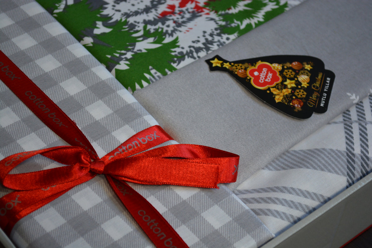 Комплект постільної білизни Cotton Box Ranforce 200×220 Holly Gri