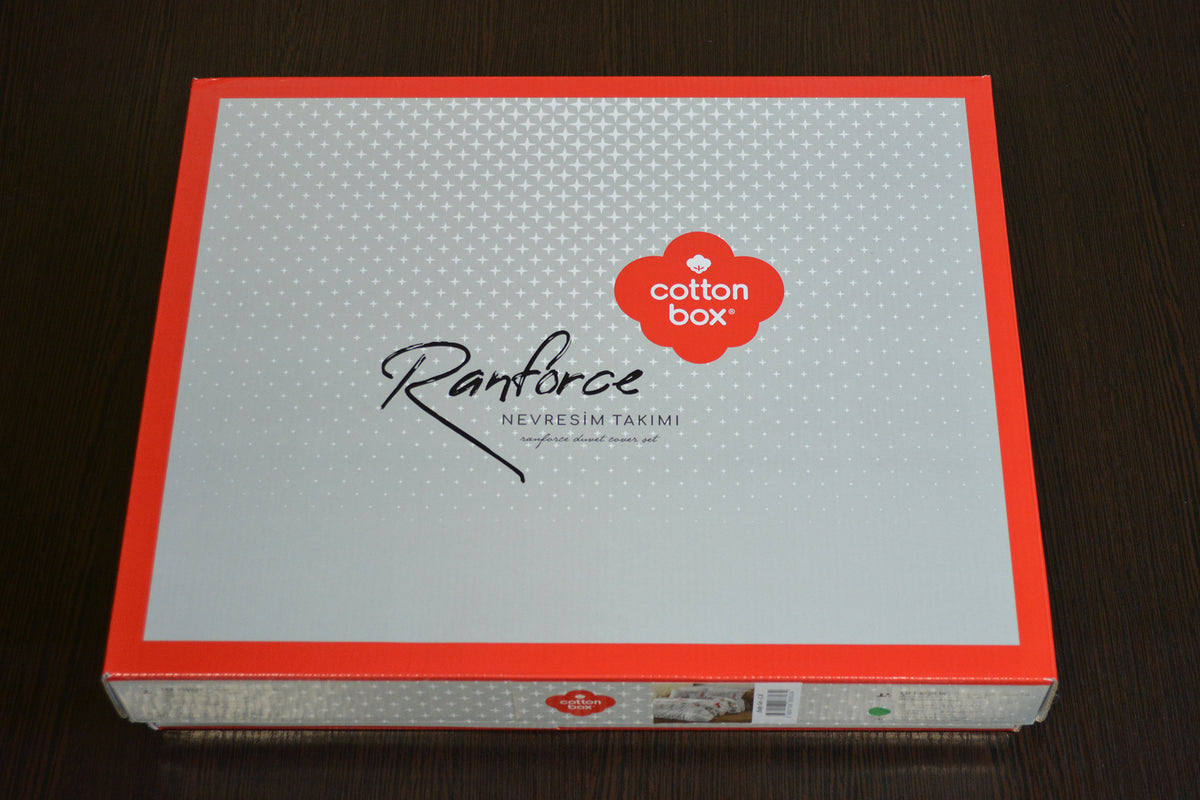 Комплект постільної білизни Cotton Box Ranforce 200×220 Holly Gri