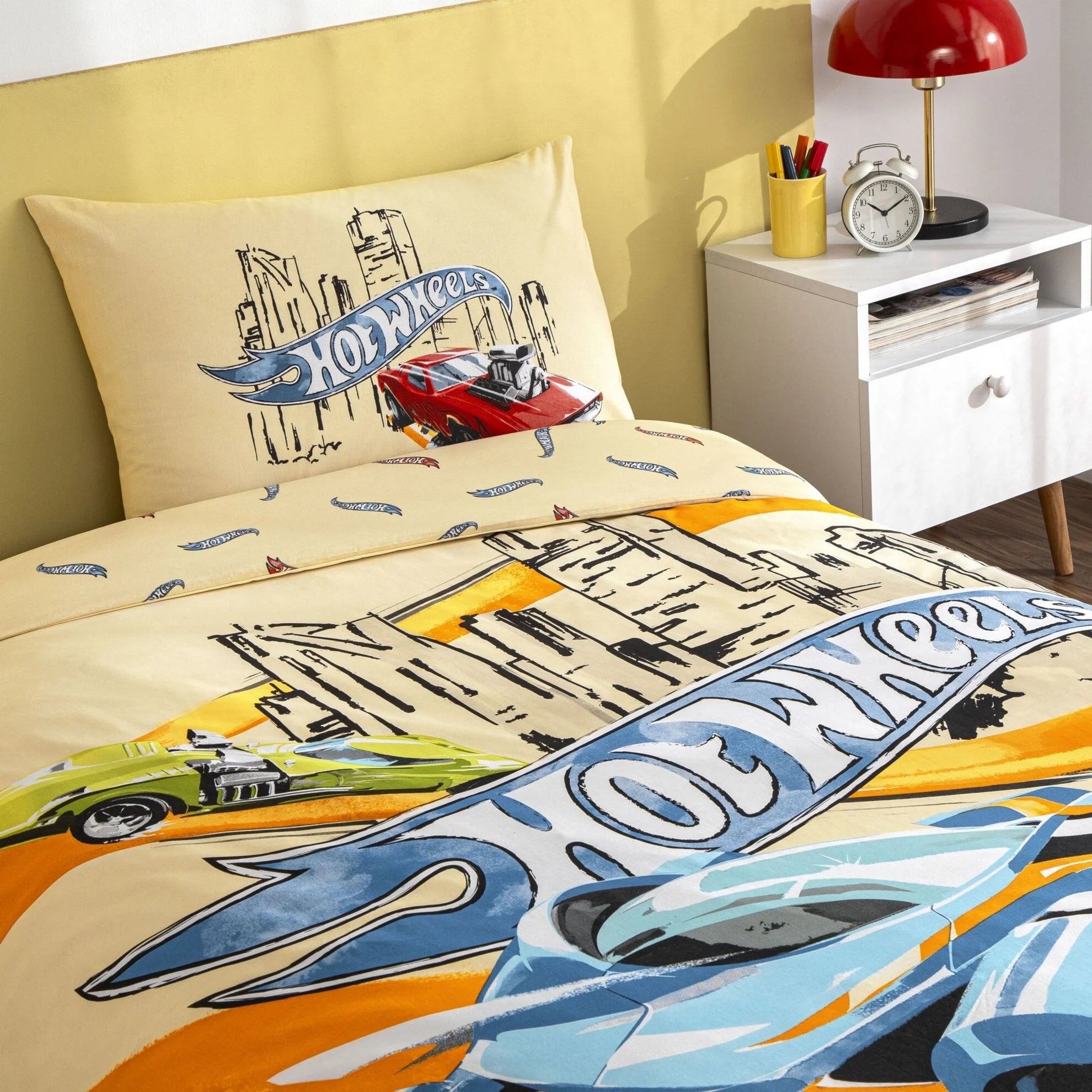 Постільна білизна TAC Disney 160×220 см Hot Wheels Winner
