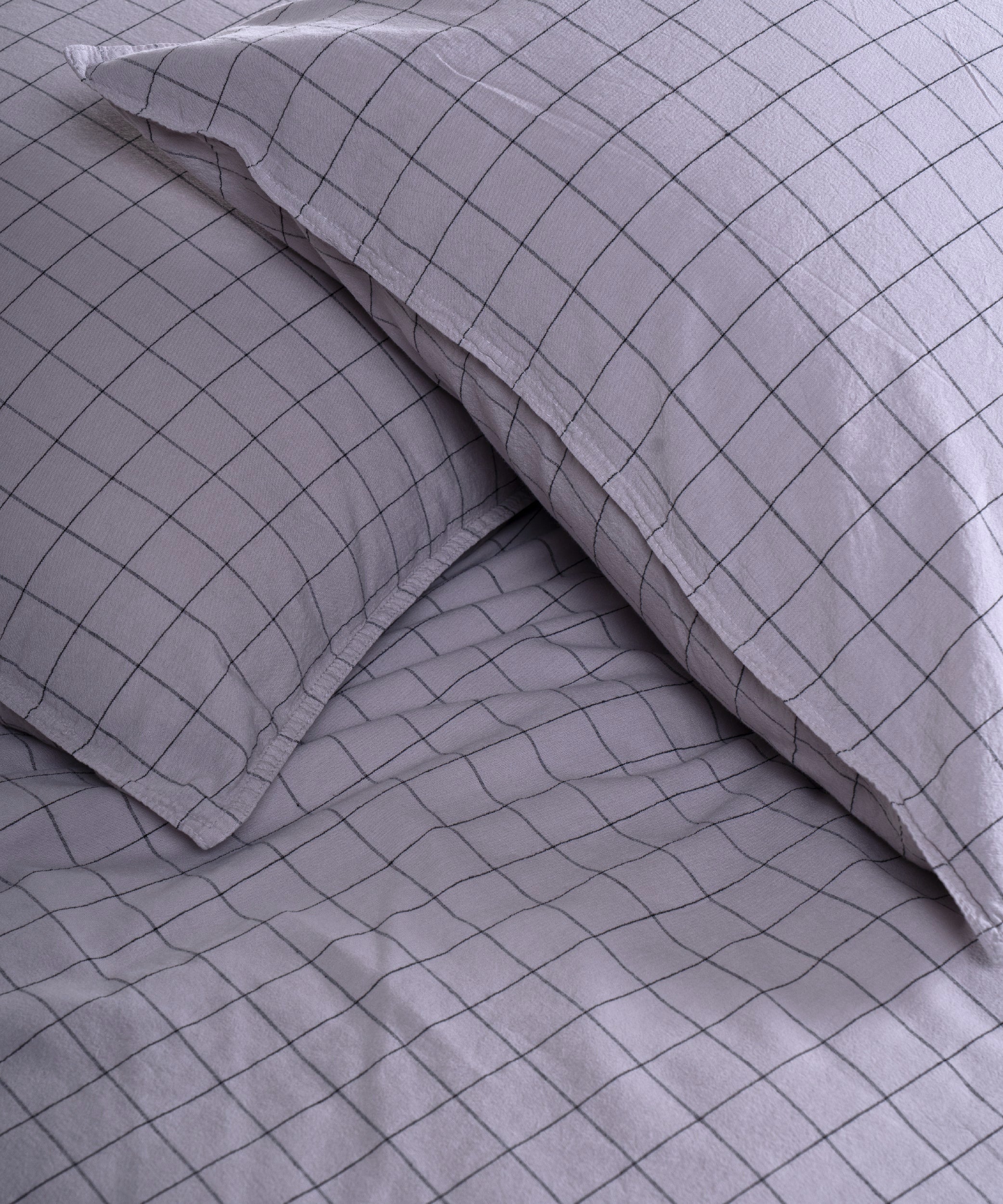 Постільна білизна Limasso Stonewashed Inara 200 х 220 см Opal Grey