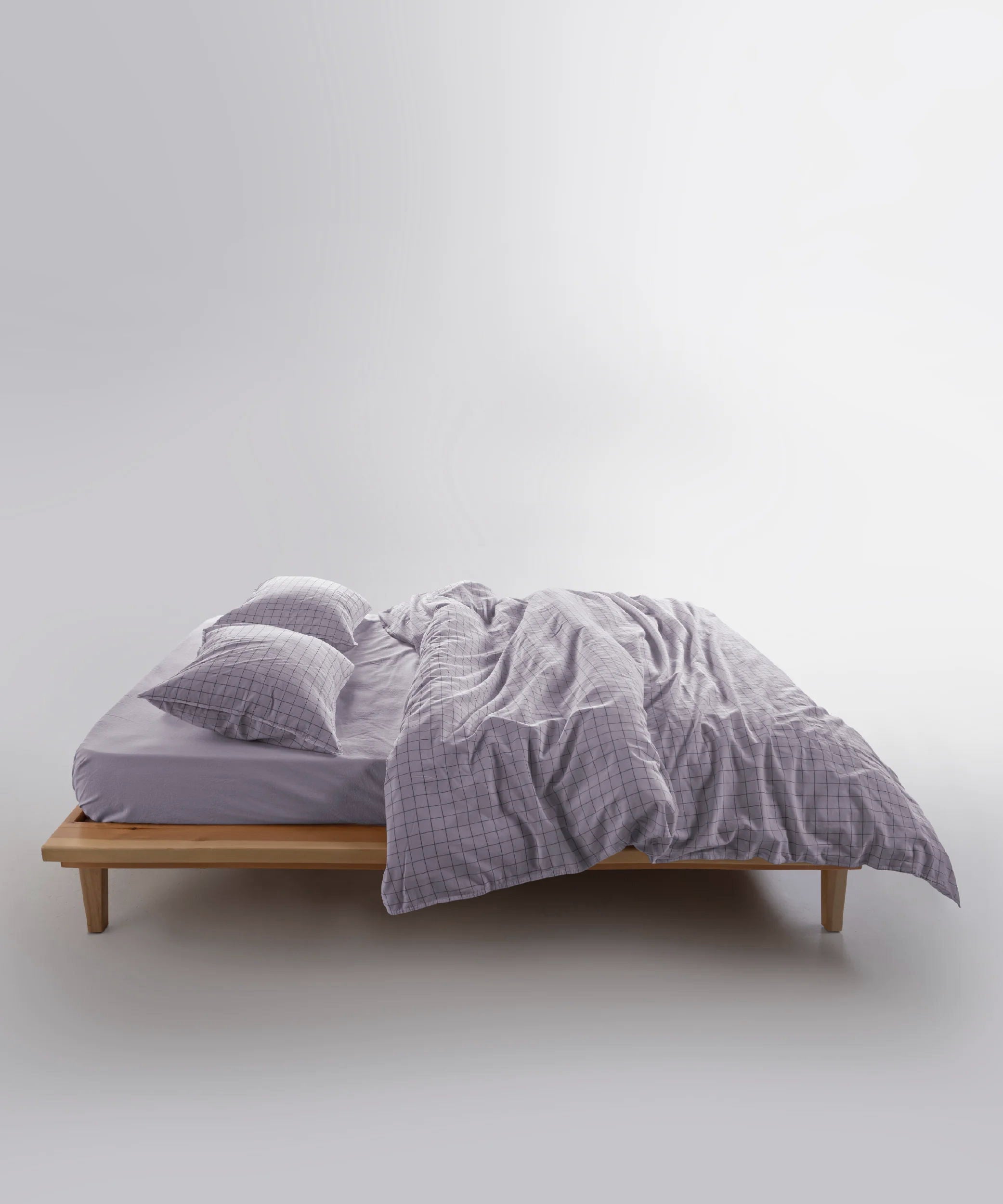 Постільна білизна Limasso Stonewashed Inara 200 х 220 см Opal Grey