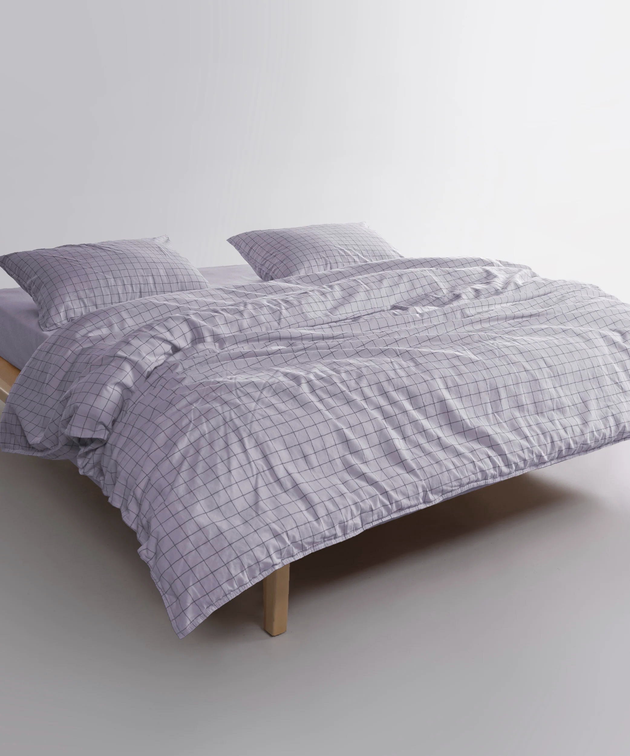 Постільна білизна Limasso Stonewashed Inara 200 х 220 см Opal Grey