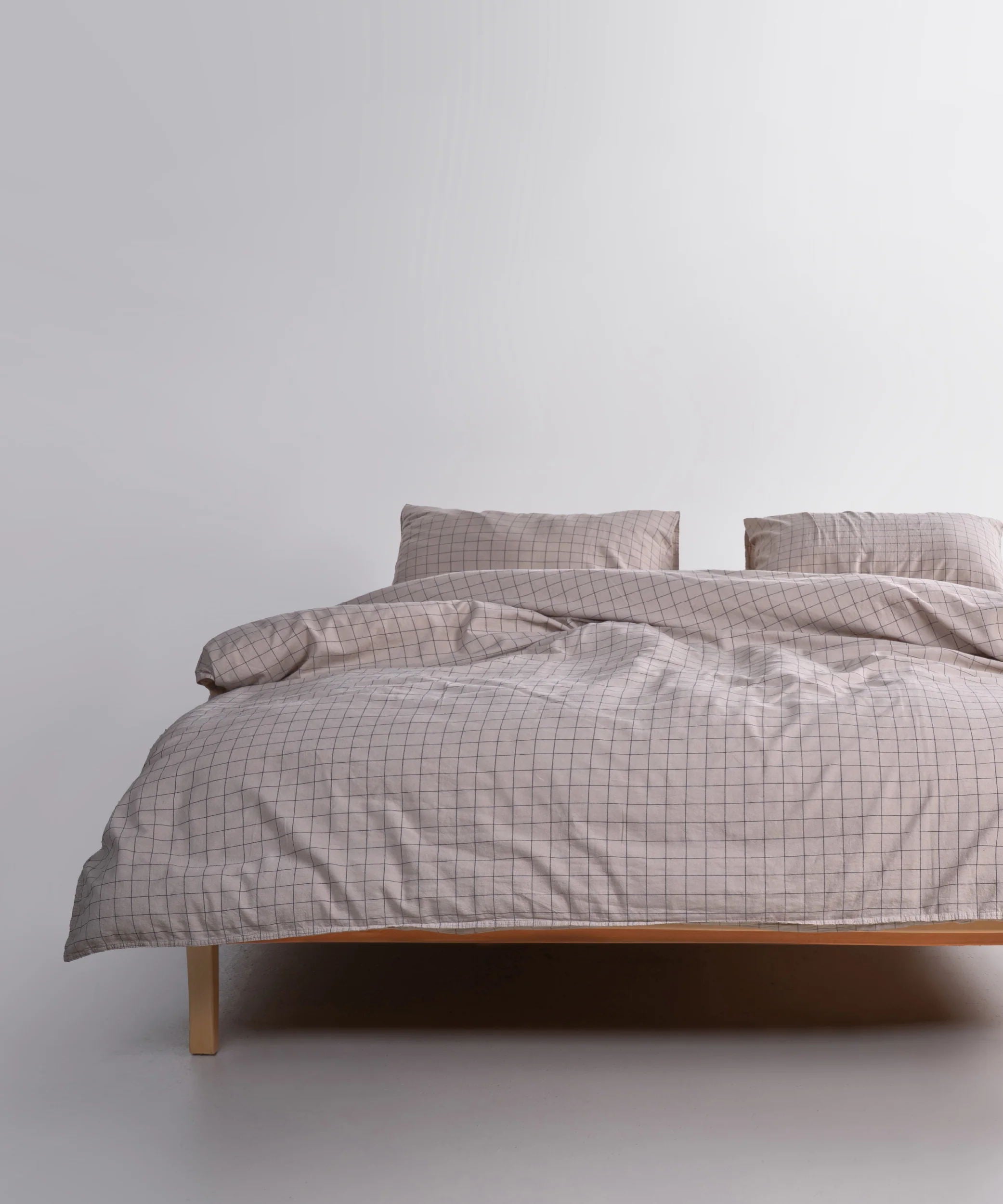 Постільна білизна Limasso Stonewashed Inara 200 х 220 см Oxford Tan