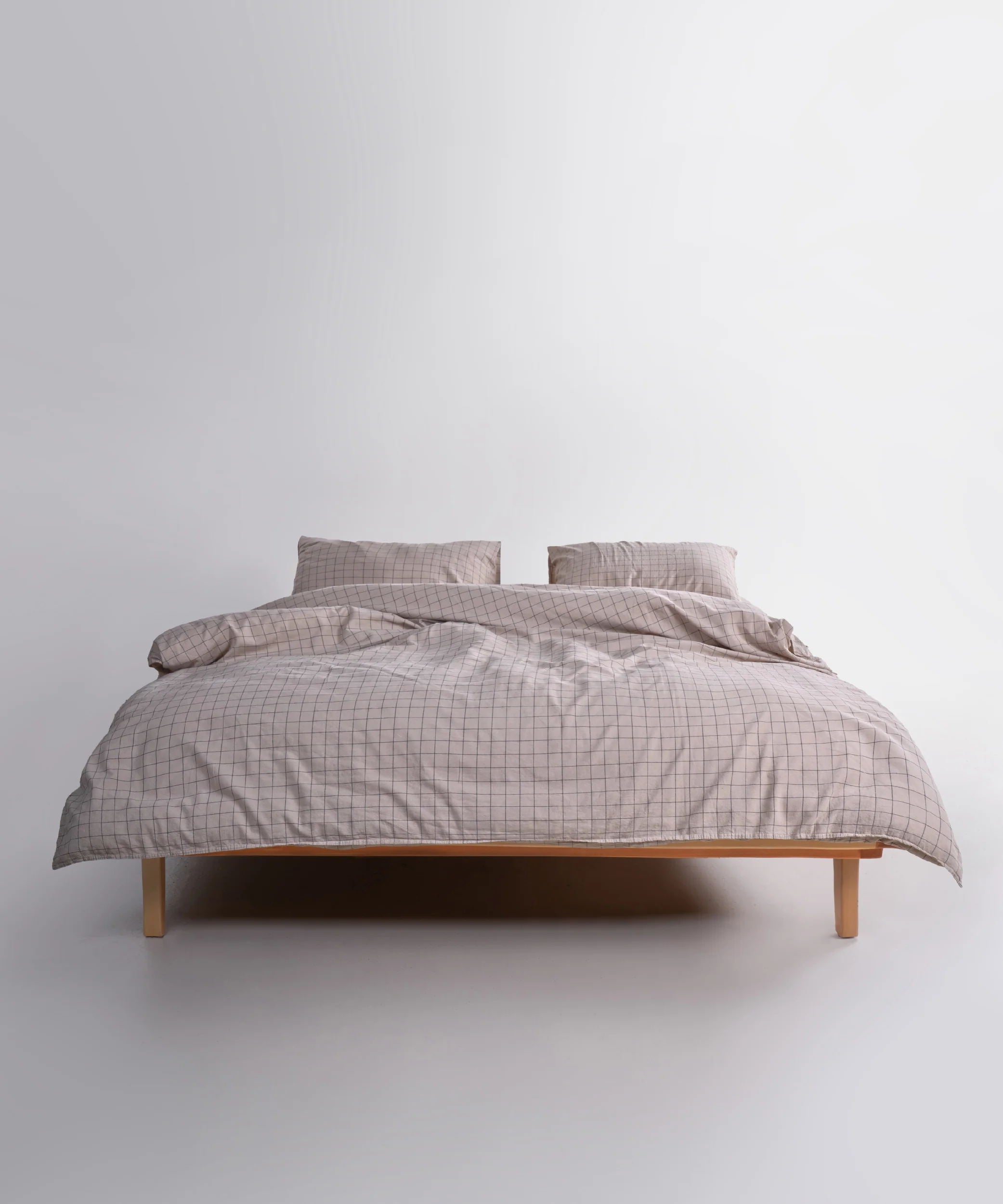 Постільна білизна Limasso Stonewashed Inara 200 х 220 см Oxford Tan