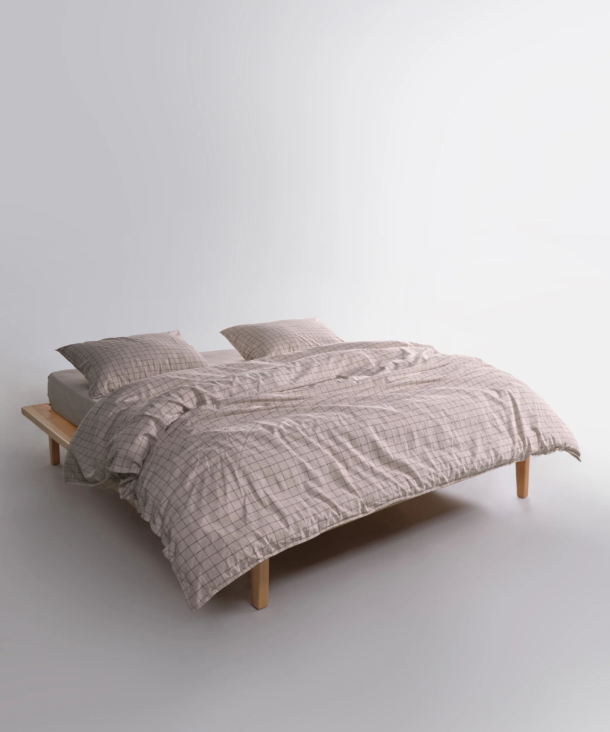 Постільна білизна Limasso Stonewashed Inara 200 х 220 см Oxford Tan