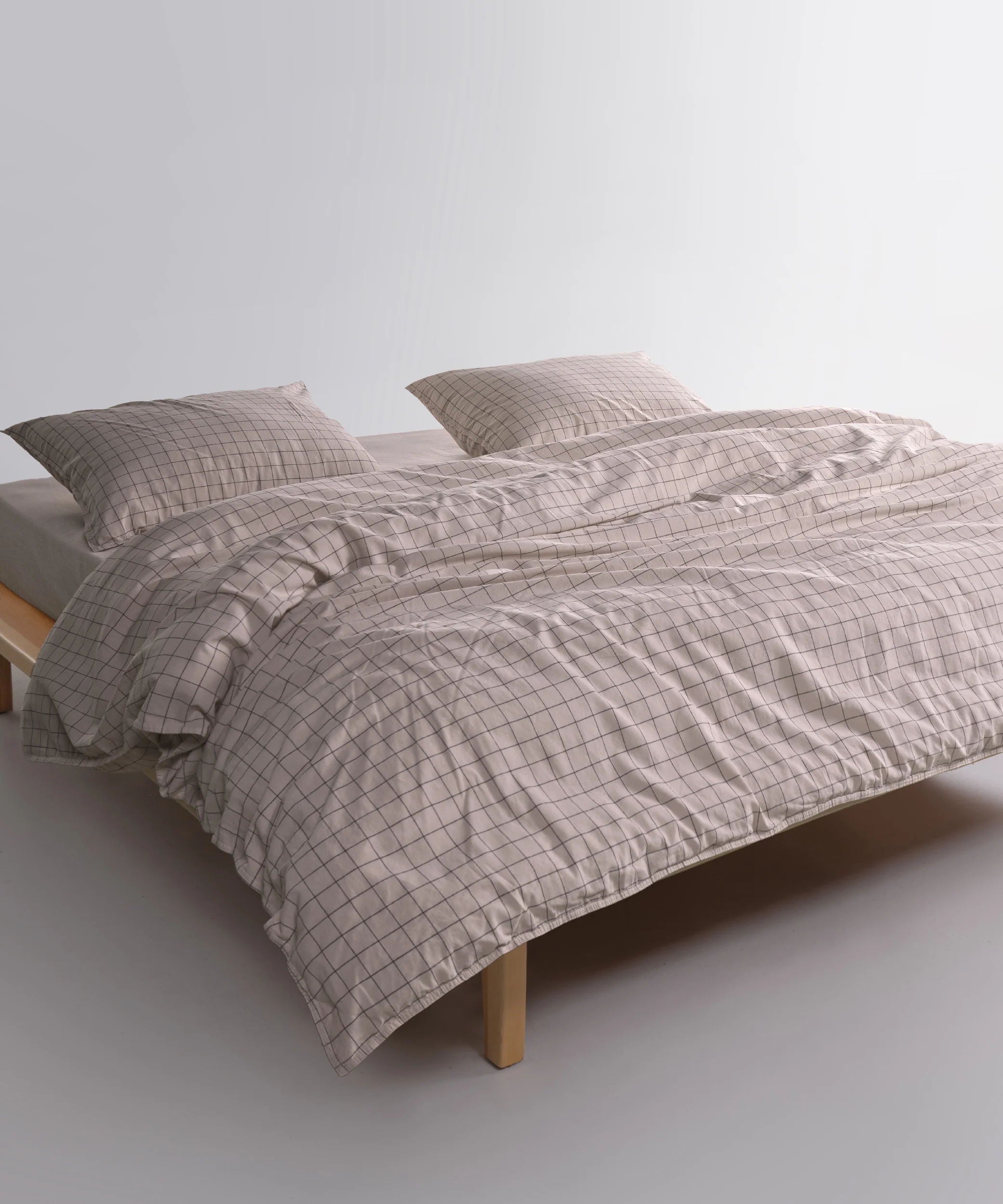 Постільна білизна Limasso Stonewashed Inara 200 х 220 см Oxford Tan