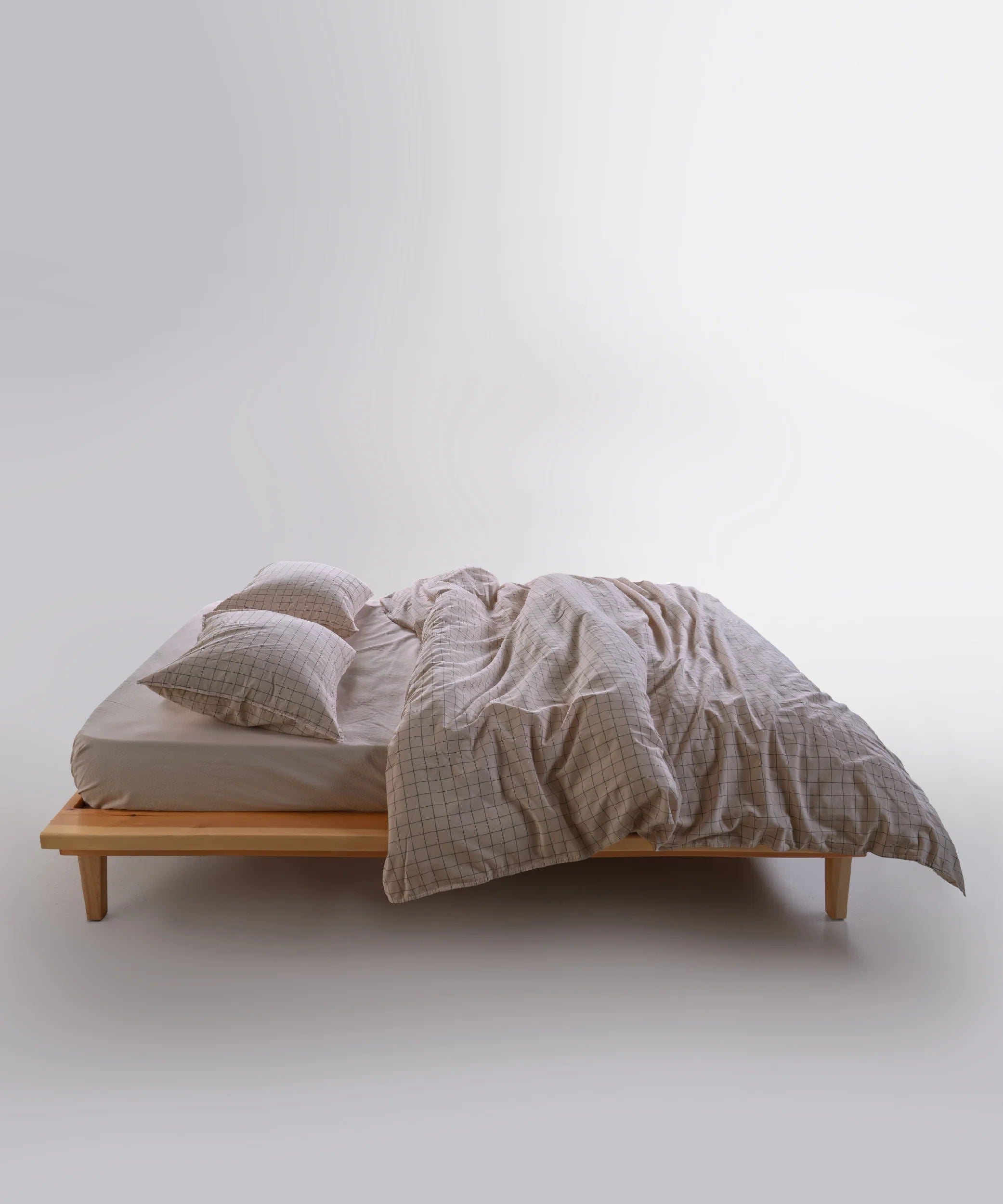 Постільна білизна Limasso Stonewashed Inara 200 х 220 см Oxford Tan