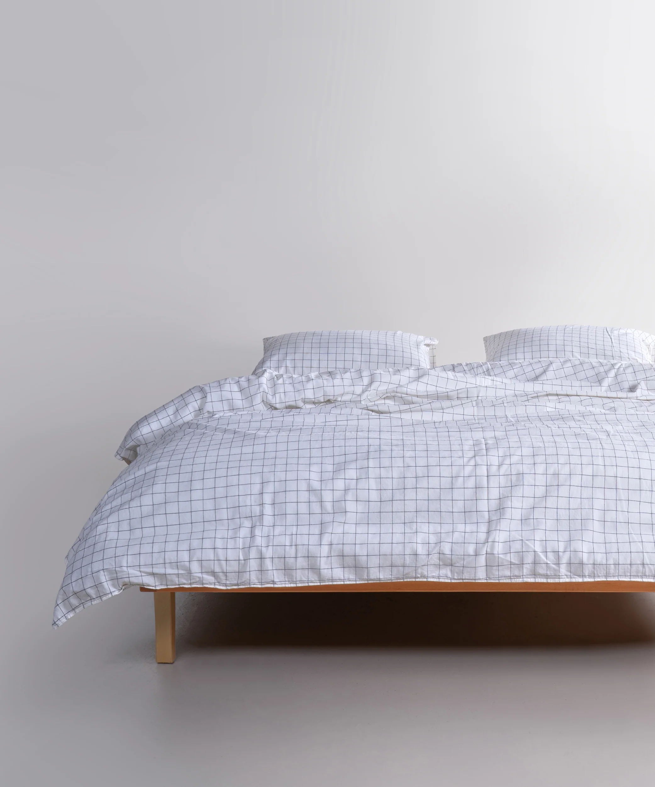 Постільна білизна Limasso Stonewashed Inara 200 х 220 см Snow White