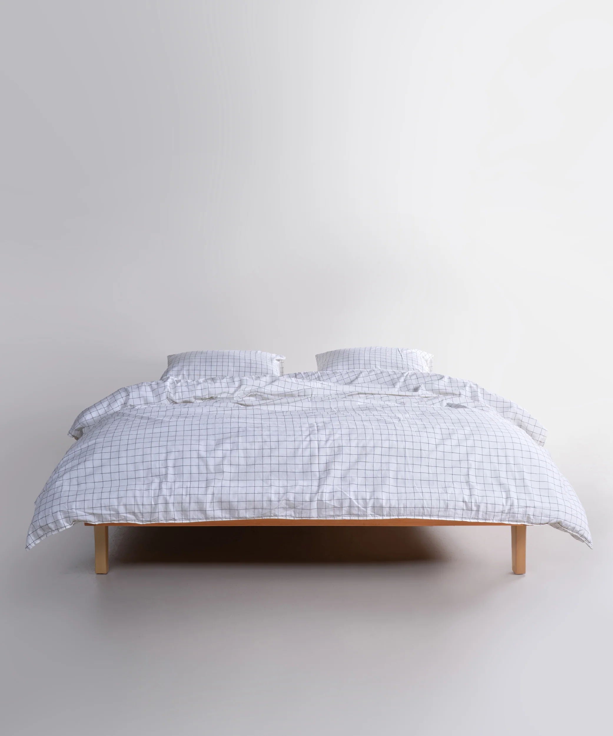 Постільна білизна Limasso Stonewashed Inara 200 х 220 см Snow White