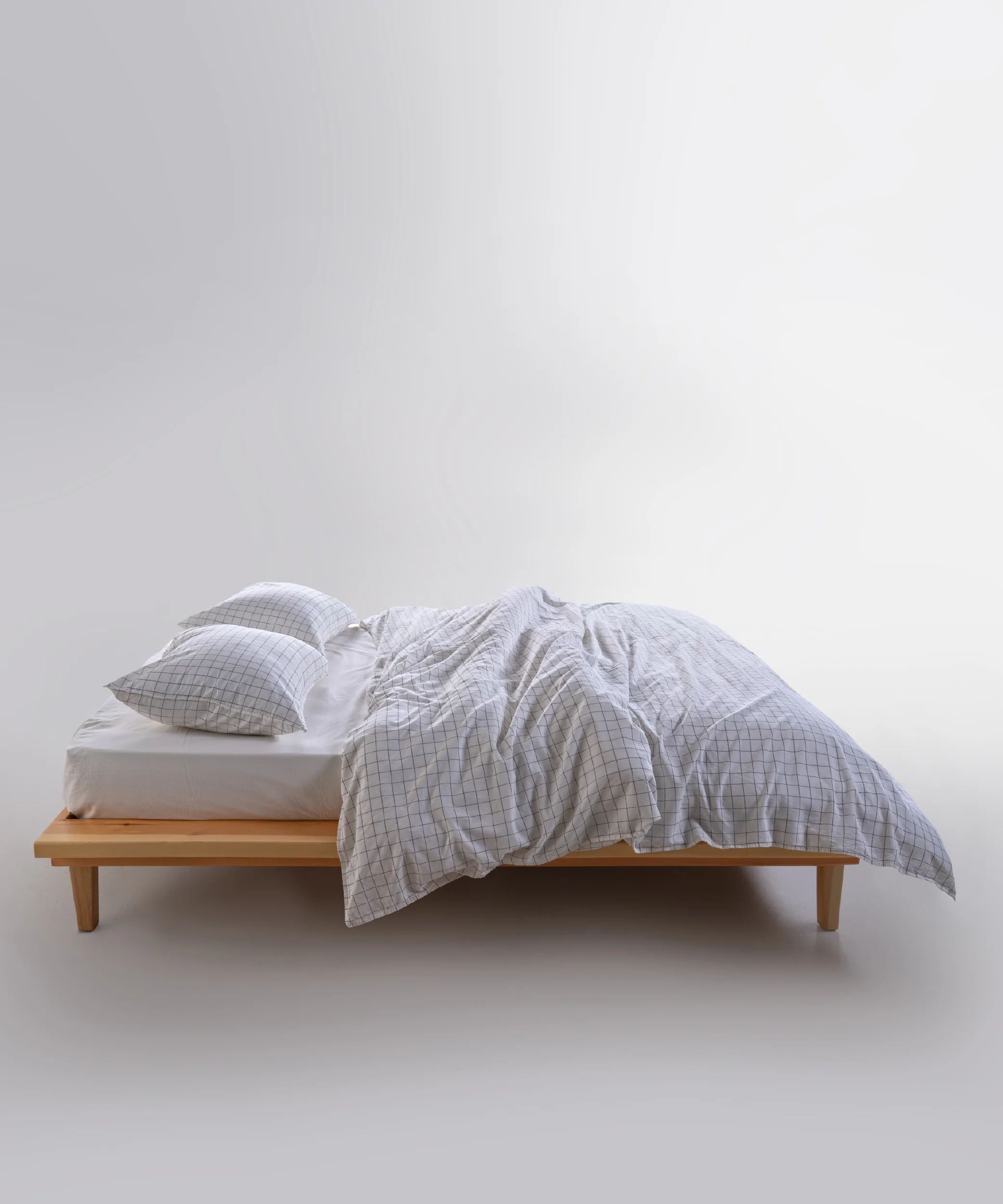 Постільна білизна Limasso Stonewashed Inara 200 х 220 см Snow White