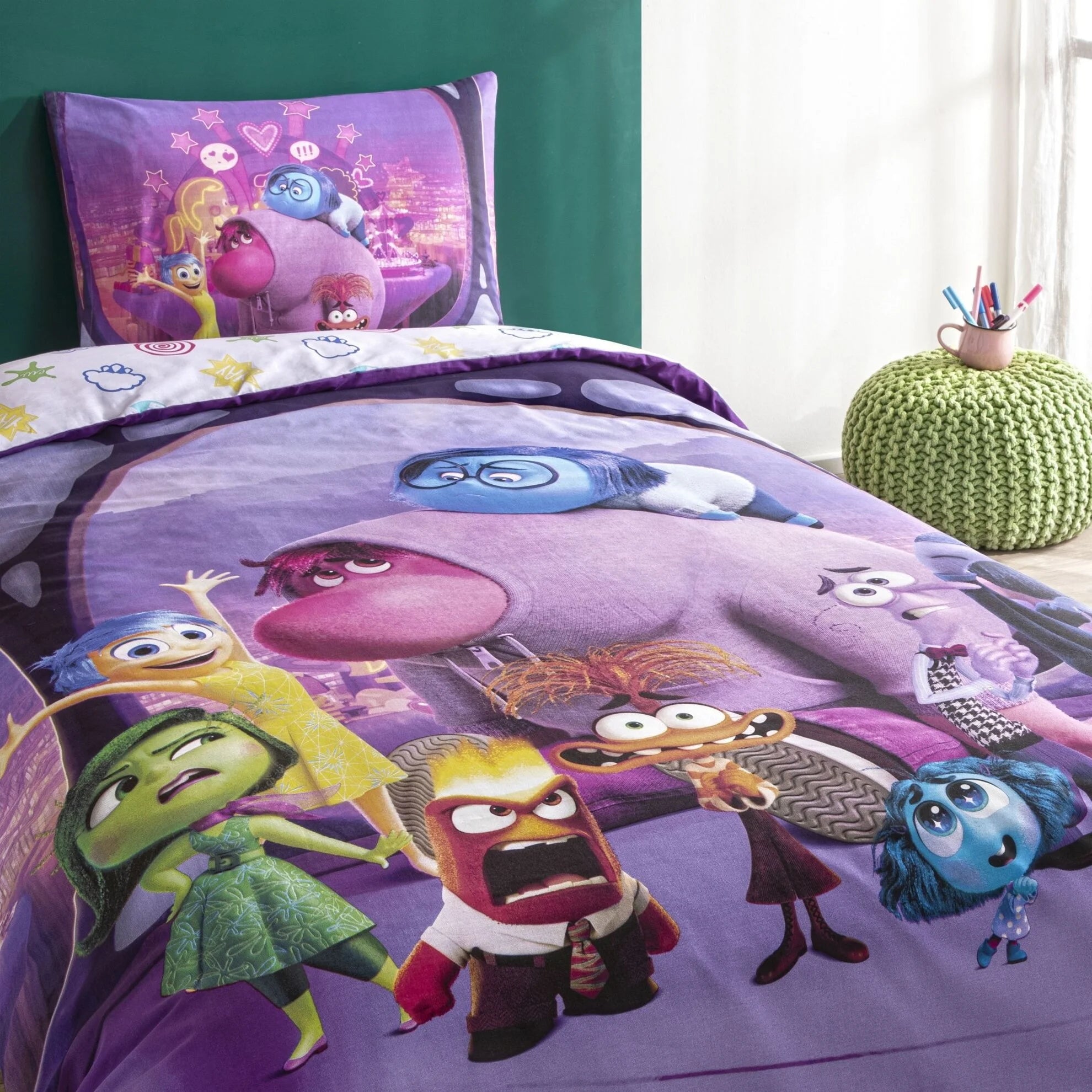 Постільна білизна TAC Disney 160×220 см  Inside Out 2