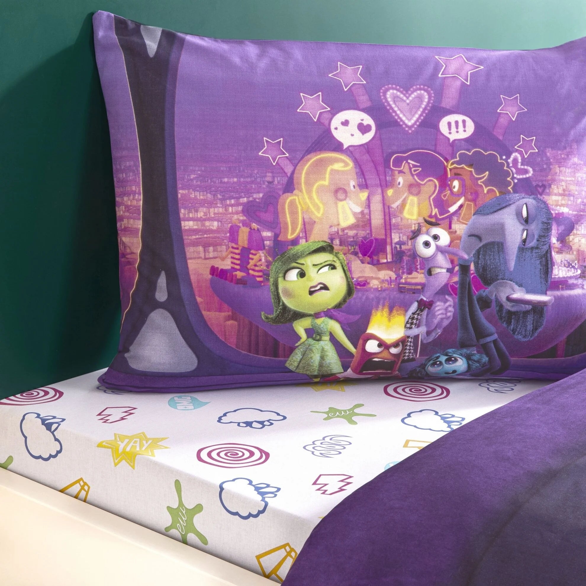 Постільна білизна TAC Disney 160×220 см  Inside Out 2