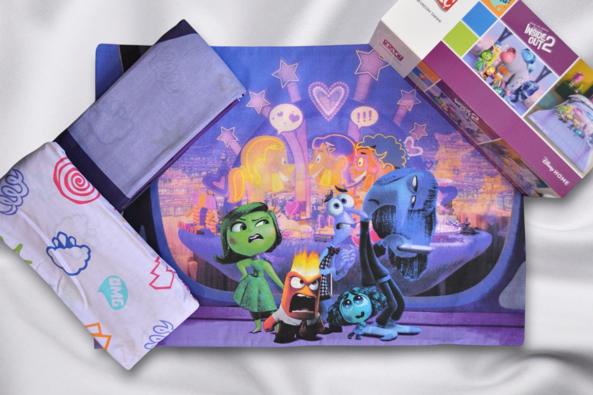 Постільна білизна TAC Disney 160×220 см  Inside Out 2