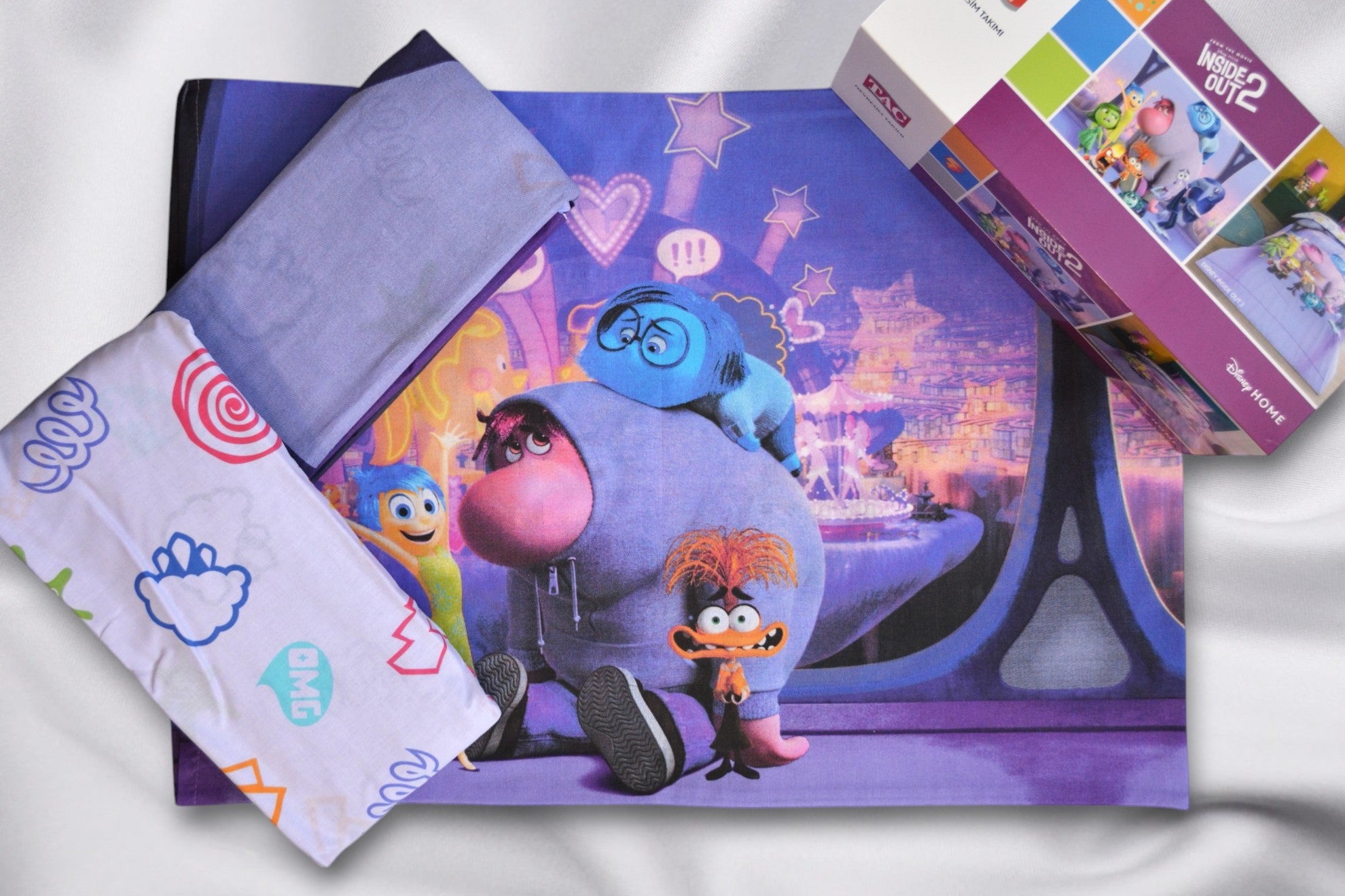 Постільна білизна TAC Disney 160×220 см  Inside Out 2