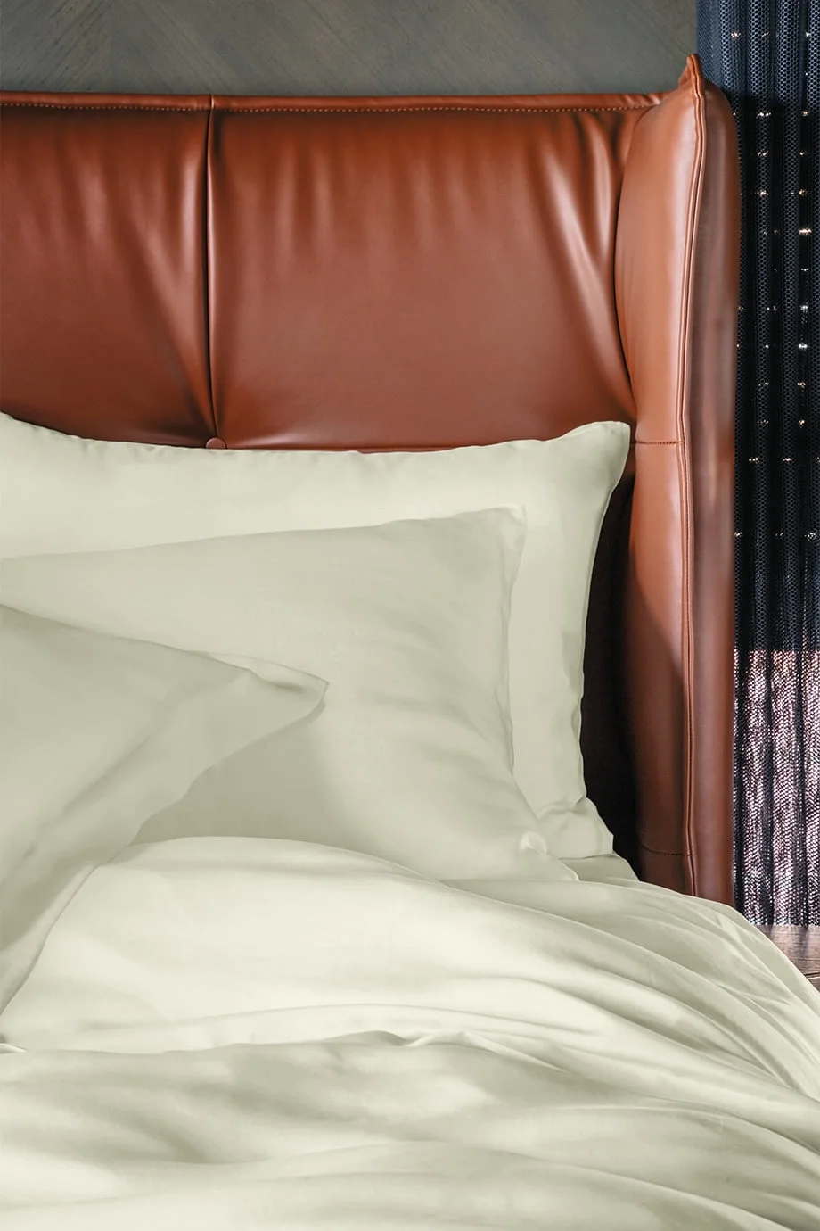 Комплект постільної білизни Issimo Vegan Silk 200х220 см Jade Cream