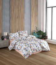 Комплект постільної білизни Kristal Ranforse 200x220 см Krizantem Mavi