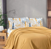 Комплект постільної білизни з пледом Kristal Ranforse 200x230 см Breeze Hardal