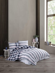 Комплект постільної білизни Kristal Ranforse 200x220 см Solar Pembe