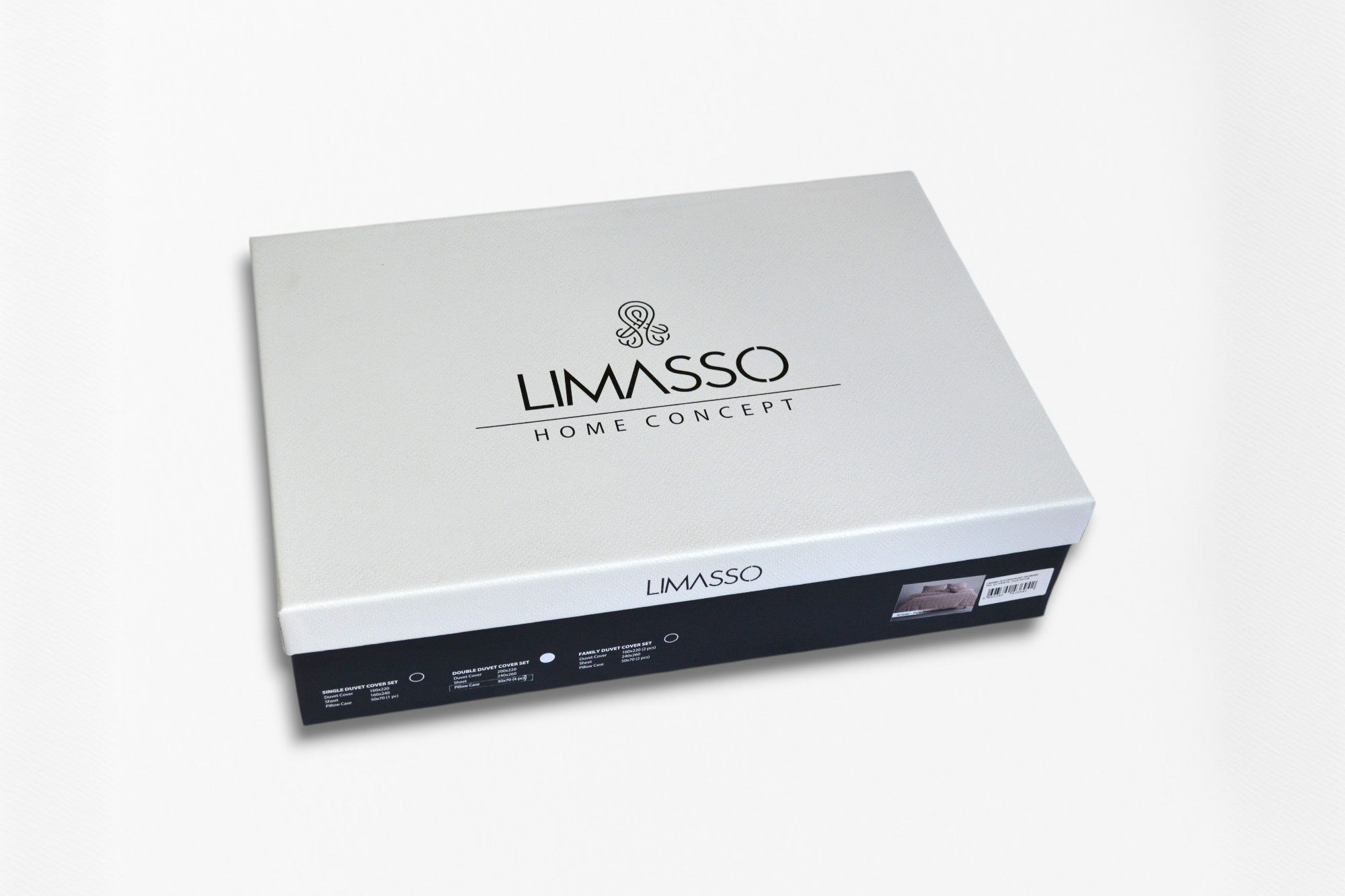 Постільна білизна Limasso Stonewashed Kristal 200 х 220 см Woodsmoke
