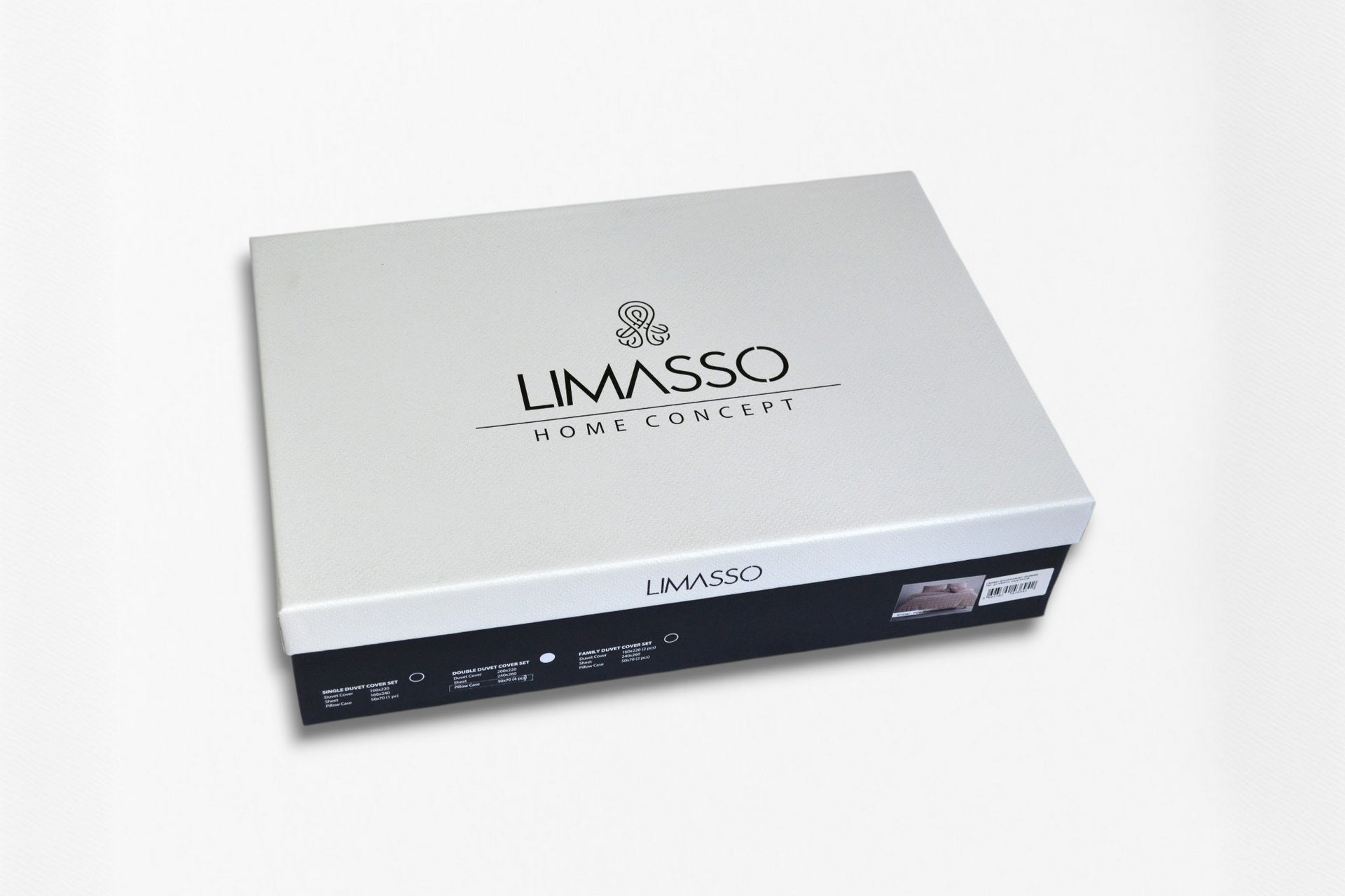 Постільна білизна Limasso Stonewashed Kristal 200 х 220 см Opal Grey
