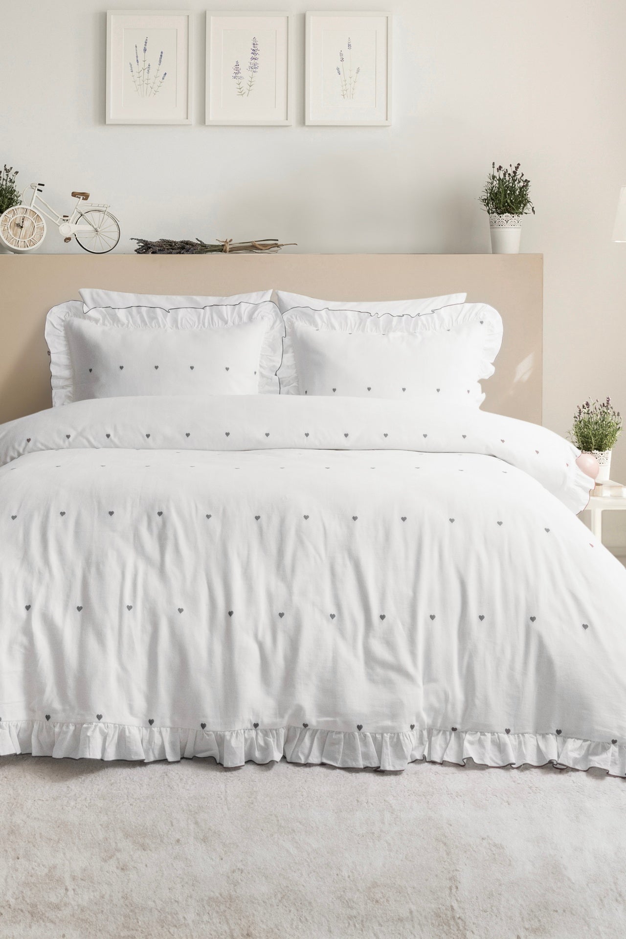 Комплект постільної білизни Saheser Jacquard  200х220 см  Leona Gri