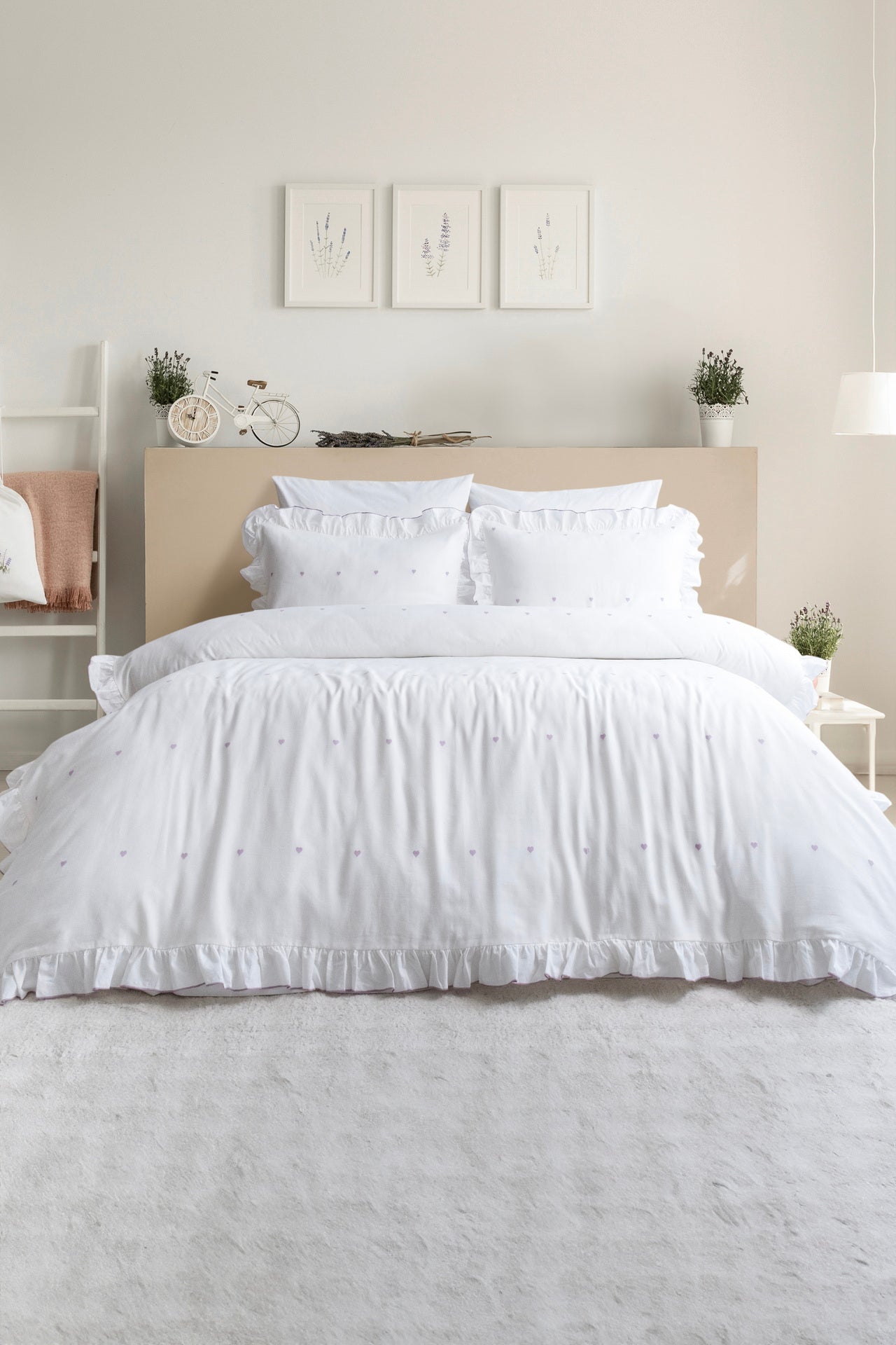 Комплект постільної білизни Saheser Jacquard  200х220 см  Leona Lila