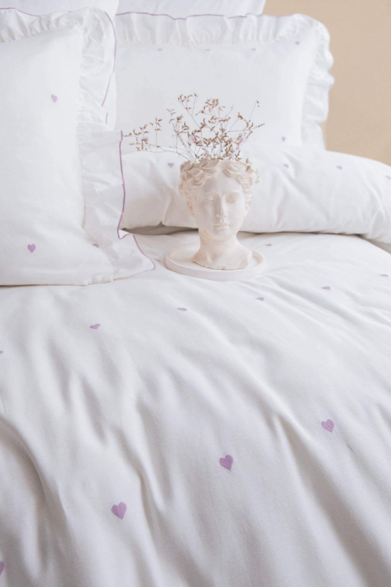Комплект постільної білизни Saheser Jacquard  200х220 см  Leona Lila