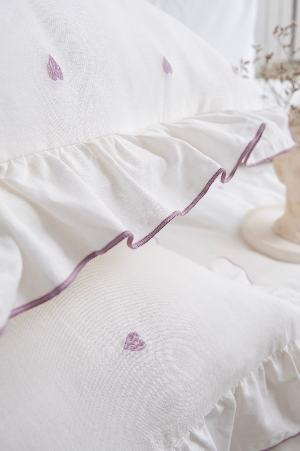 Комплект постільної білизни Saheser Jacquard  200х220 см  Leona Lila