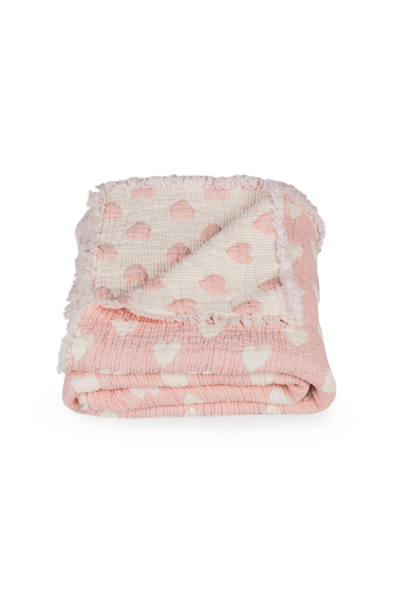 Муслінове покривало Saheser Baby 110 х 120 см. Love Pudra