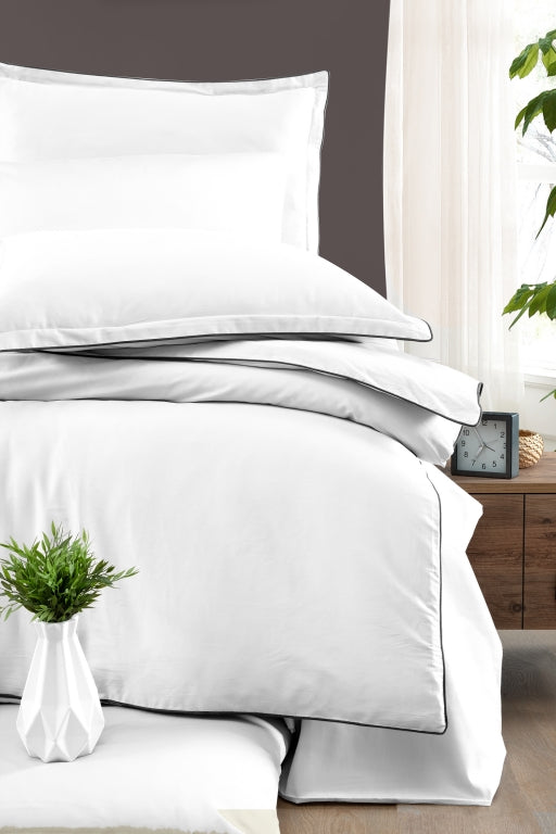 Постільна білизна La Romano Premium Satin 160×220 см сімейна Lucca White