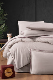 Постільна білизна La Romano Premium Satin 160×220 см сімейна Lucca Violet
