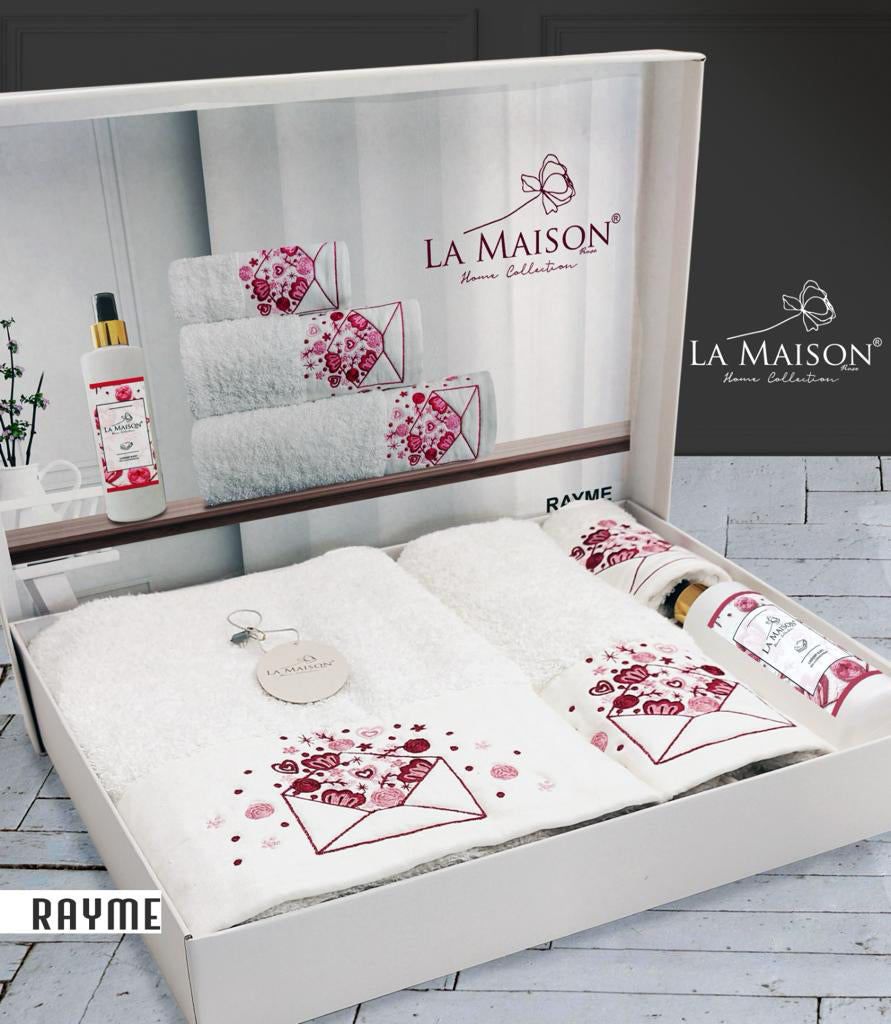 Подарунковий набір рушників La Maison, 3 шт. з ароматом Rayme