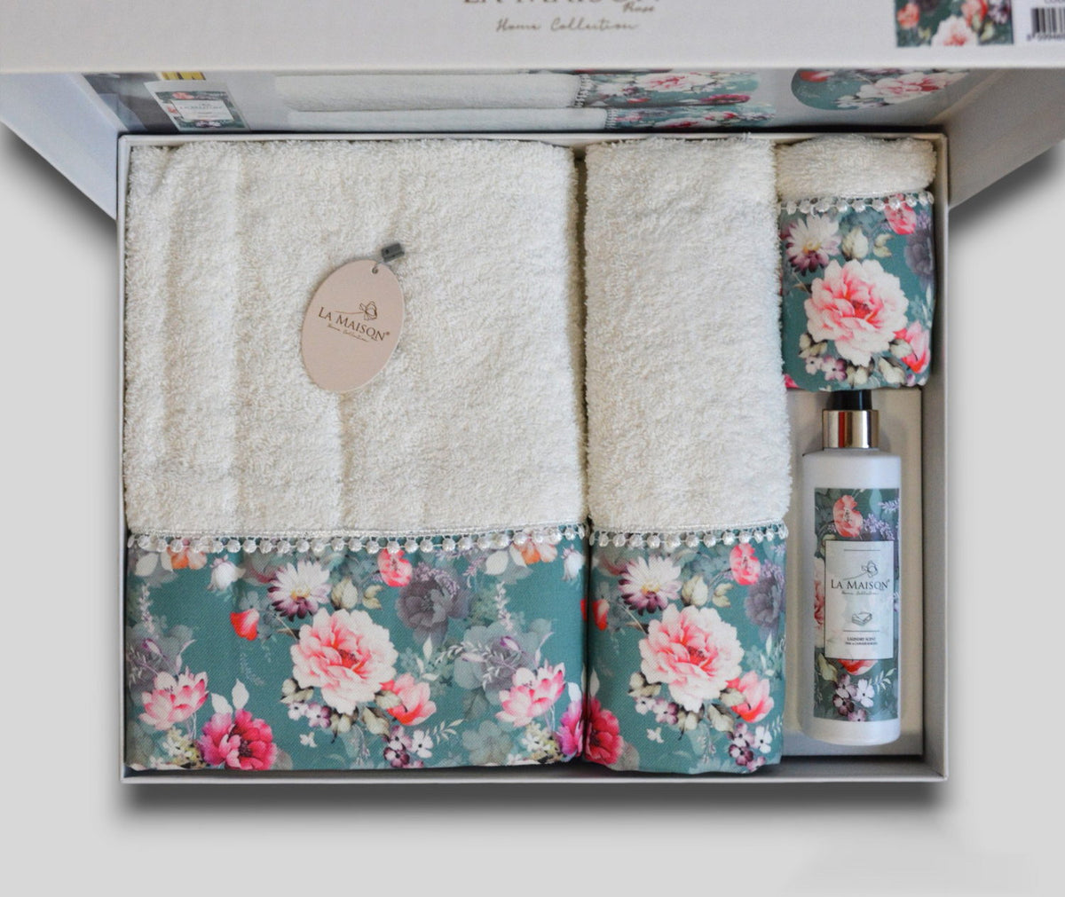 Подарунковий набір рушників La Maison, 3 шт. з ароматом Enola