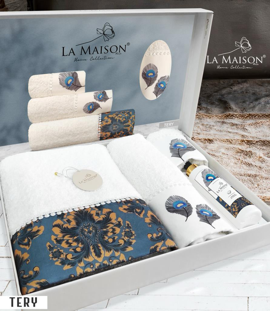 Подарунковий набір рушників La Maison, 3 шт. з ароматом Tery