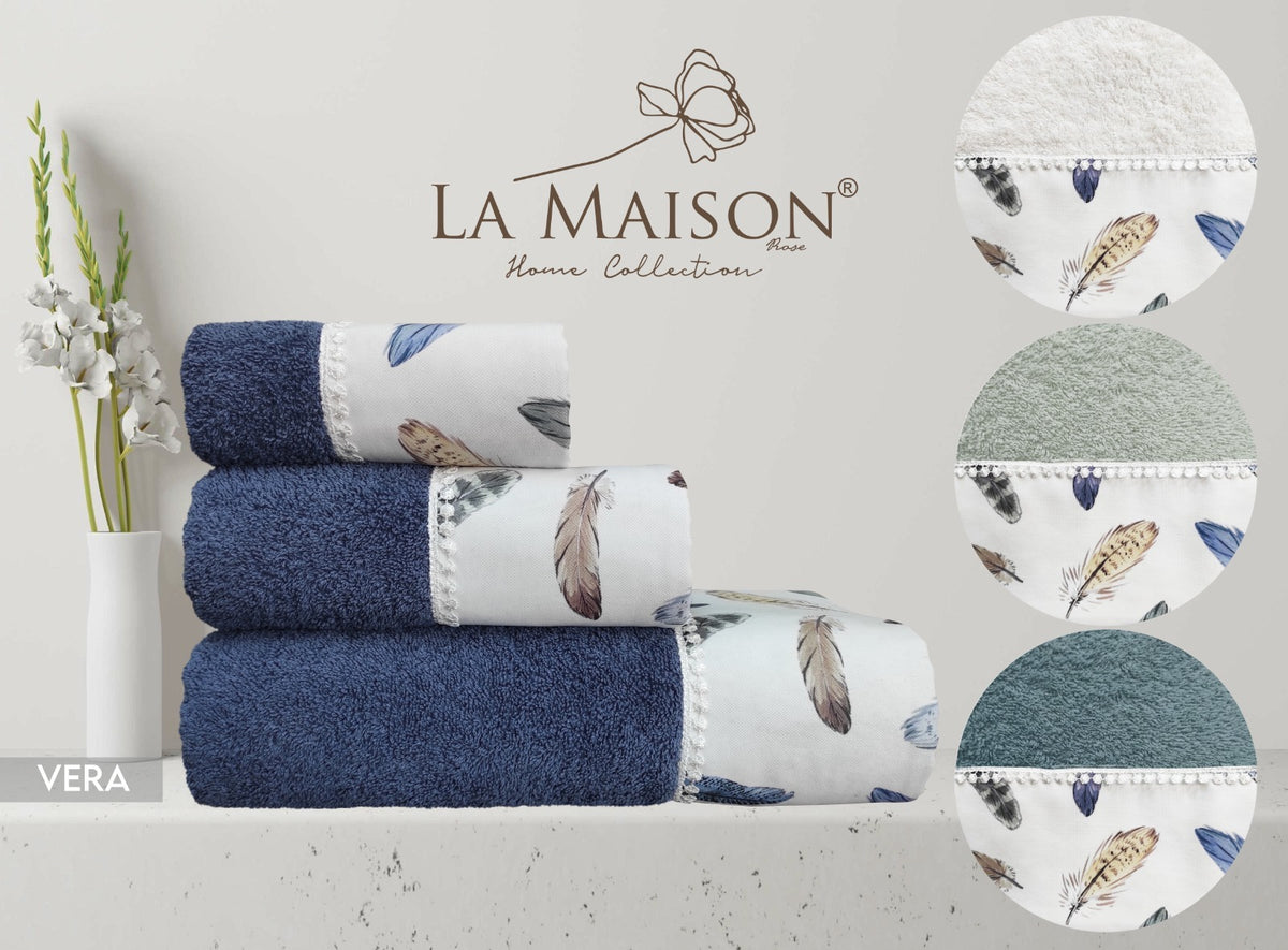 Подарунковий набір рушників La Maison, 3 шт. з ароматом Vera Mavi