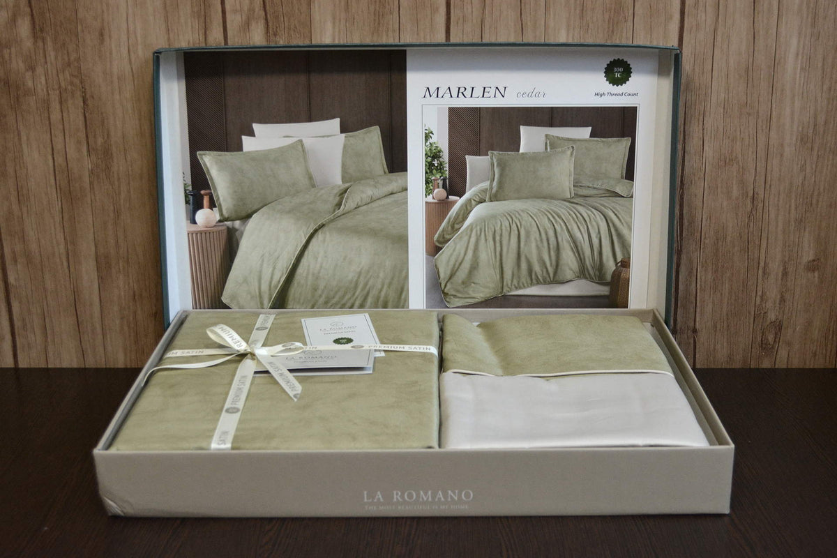 Постільна білизна La Romano Premium Satin 200×220 см Marlen Cedar