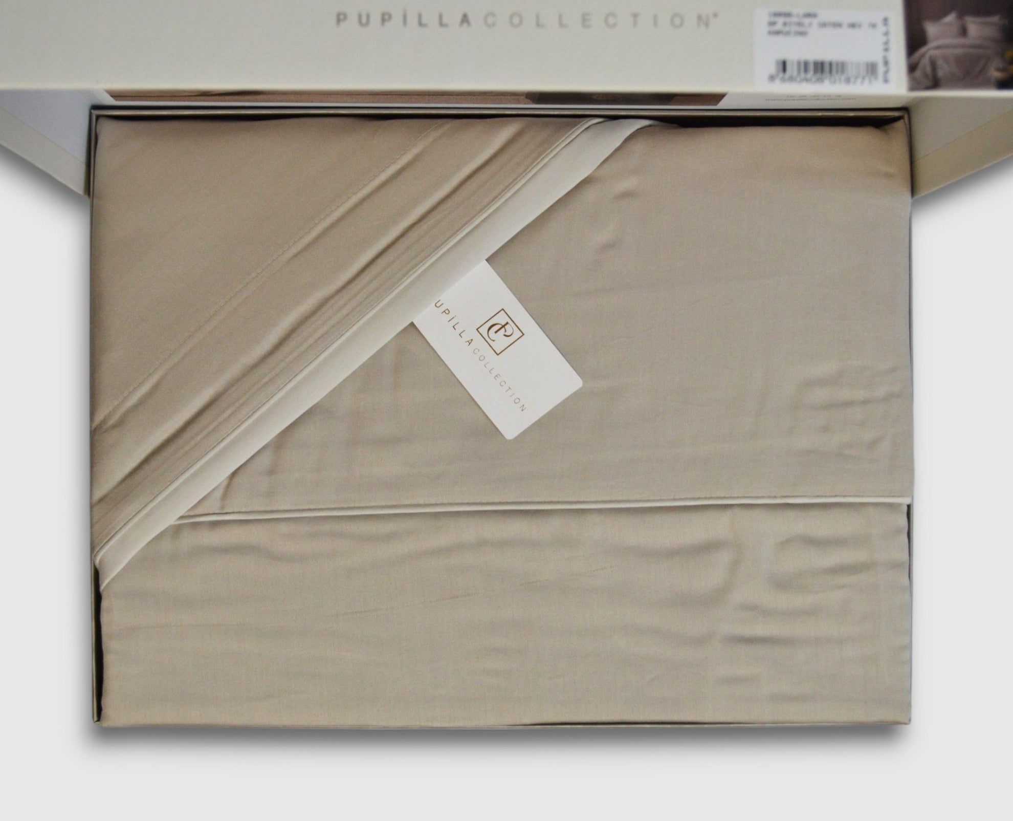 Постельное белье Pupilla Exclusive Satin 200 х 220 см Lara Cappuccino